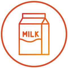 Vector Design Milk Icon Style