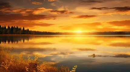Fototapeta premium nature gold picture