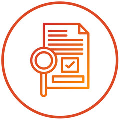 Vector Design Approved Project Icon Style