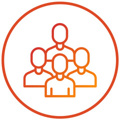 Vector Design Team Icon Style