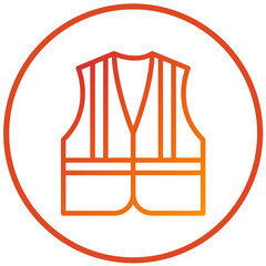 Vector Design Vest Icon Style