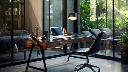Fototapeta premium modern table and chair
