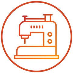 Vector Design Sewing Machine Icon Style