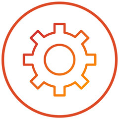 Vector Design Setting Icon Style