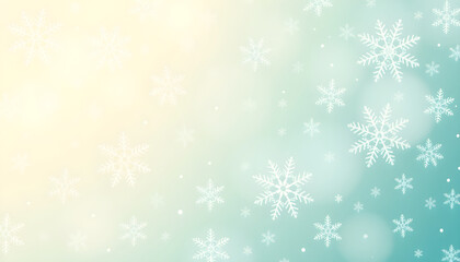 christmas background with snowflakes
