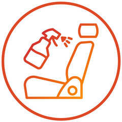 Vector Design Seat Cleaning Icon Style