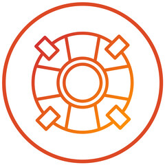 Vector Design Lifeguard Icon Style