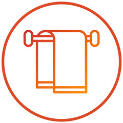 Vector Design Towel Rack Icon Style