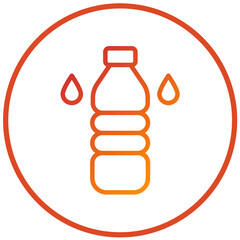 Vector Design Water Bottle Icon Style