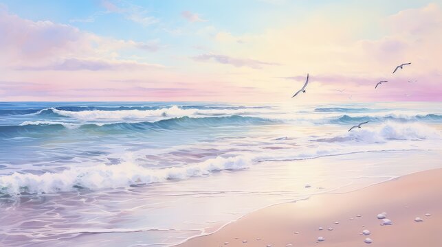 beach water color ocean