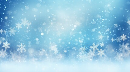 Fototapeta premium gentle light blue christmas background