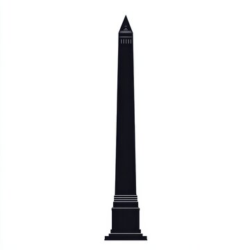 recommend clip art: Obelisk Silhouette for Monument, City Landmark. (1)