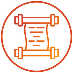 Vector Design Scroll Icon Style