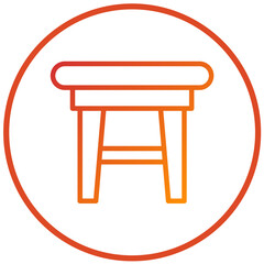 Vector Design Stool Icon Style