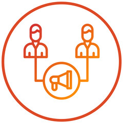 Vector Design Viral Marketing Icon Style