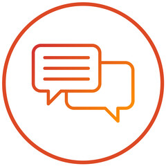 Vector Design Chat Icon Style