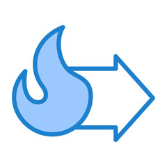 Wildfire Evacuation Icon
