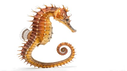 Obraz premium Seahorse isolated on white background