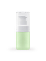 Small Bottle Pastel Color for spray isolated on white background