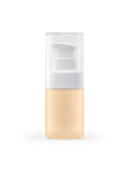 Small Bottle Pastel Color for spray isolated on white background