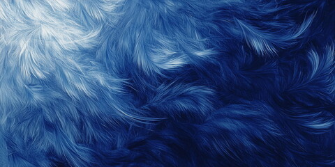 Obraz premium Deep blue abstract background. Imitation of the texture of feathers with a gradient