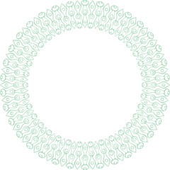 Beautiful flower art and mandala vector design