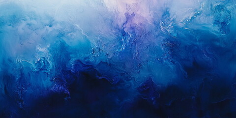 Fototapeta premium Deep blue abstract background. Soft mixing of colors with pink