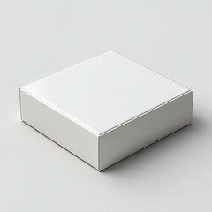 Naklejka premium Blank White Box Mockup - Perfect for Branding