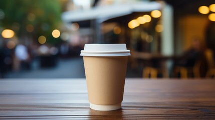 disposable cup of coffee to go