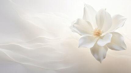 Obraz premium peaceful soft white background