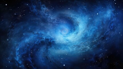 cosmos blue and black background