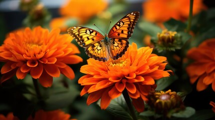 Obraz premium stunning bright orange