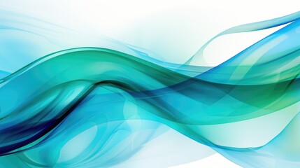 Obraz premium depth blue green swirl background
