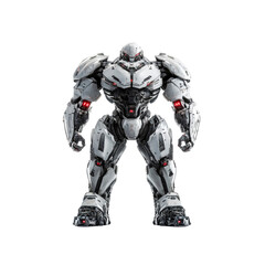 Powerful Futuristic Robot, Advanced Robotic Technology, AI Mechatronics, Cyborg Soldier
