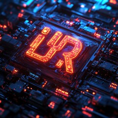 Obraz premium Minimalist data science logo graphics