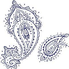 Beautiful flower art and mandala vector design