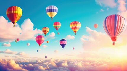 Obraz premium air spring sky