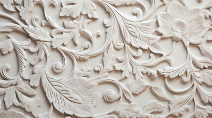decorative white wood surface