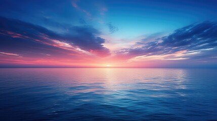 Fototapeta premium horizon deep blue gradient