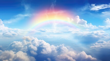 colors clouds and blue sky