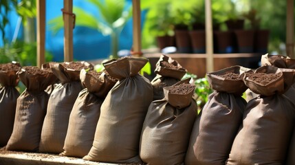 garden bags of soil
