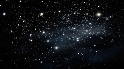 Fototapeta premium sky stars on black