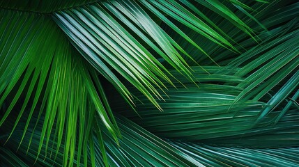 tropical palm leaf texture