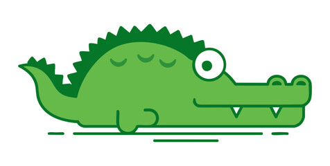 Obraz premium Crocodile illustration
