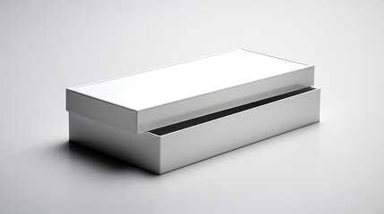 metallic blank box