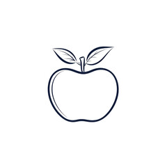 Fototapeta premium A fresh apple illustration with vibrant color and detail for healthy lifestyle themes., transparent background.