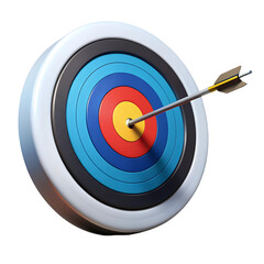 Arrow bullseye target