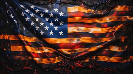 park black american flag