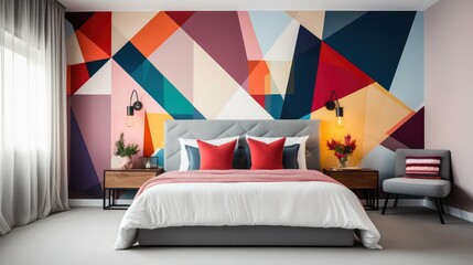 bold feature wall