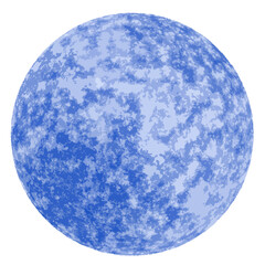 Blue sun vector illustration